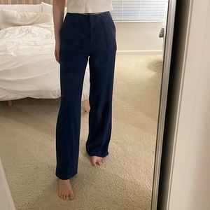 BCBG Wide Leg Dress Pant (Blue) Size 2